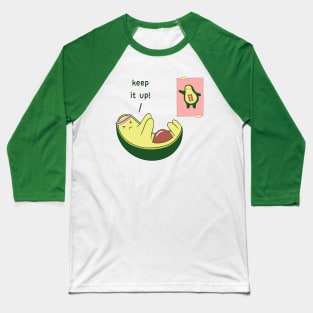 Avocado Fitness Baseball T-Shirt